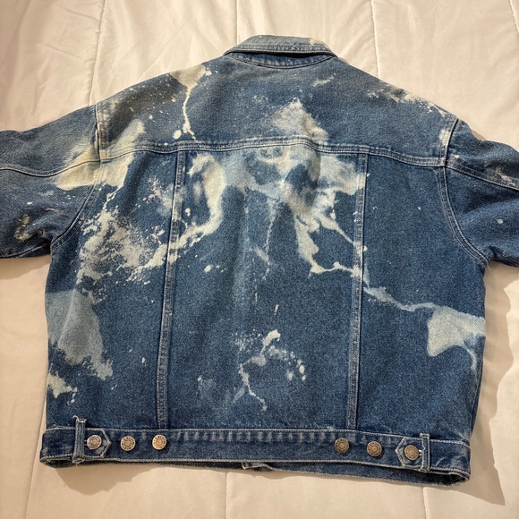 Vintage Calvin Klein 1980’s Washed Denim Jacket Size L - Picture 4 of 8